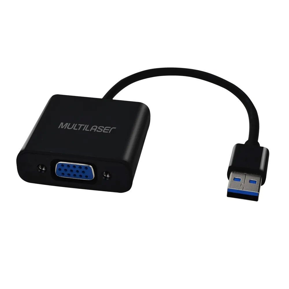 Cabo Conversor Usb Macho X Vga Femea Multilaser WI348