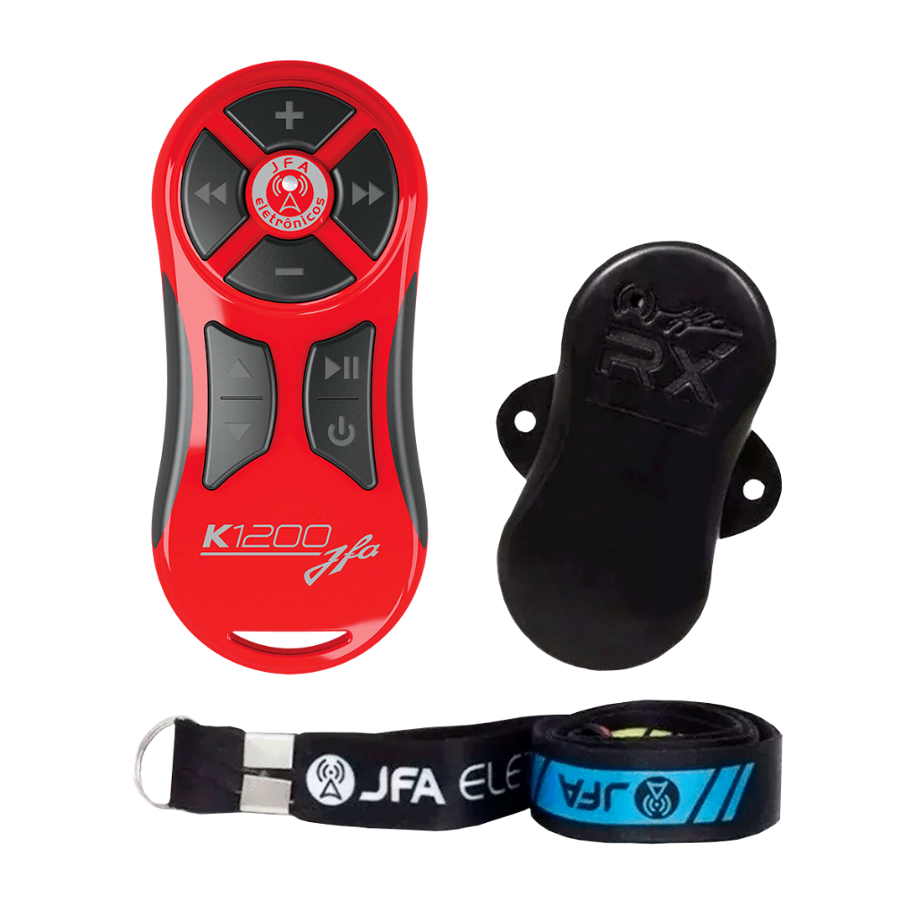 Controle Universal Longa Distância Jfa K1200 Vermelho