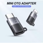 Adaptador De Lightning Para Usb C Para iPhone 15 16 Microfone lapela carregamento