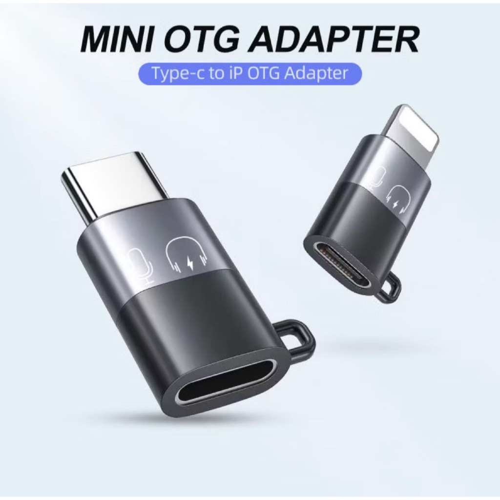 Adaptador De Lightning Para Usb C Para iPhone 15 16 Microfone lapela carregamento
