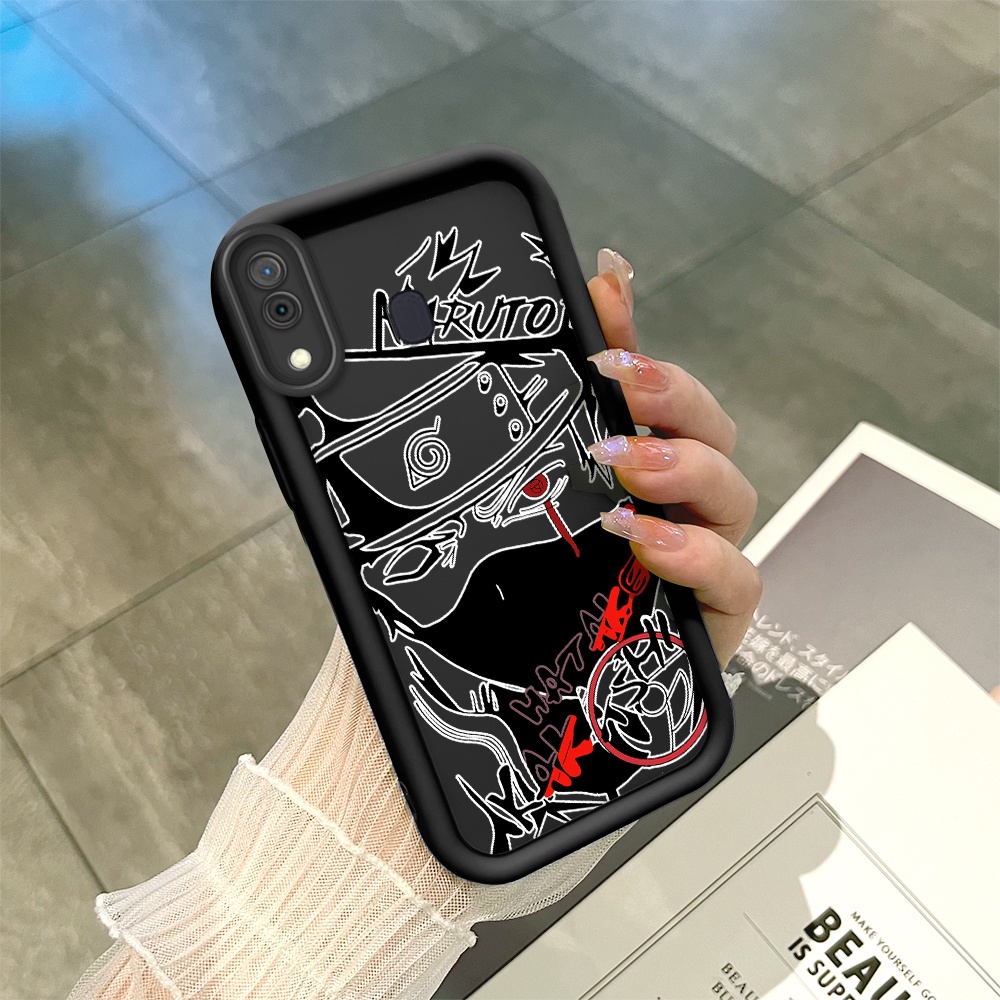 Capinha Para Samsung Galaxy A30 A20 Case Capa De Celular Macio Silicone Black 5209