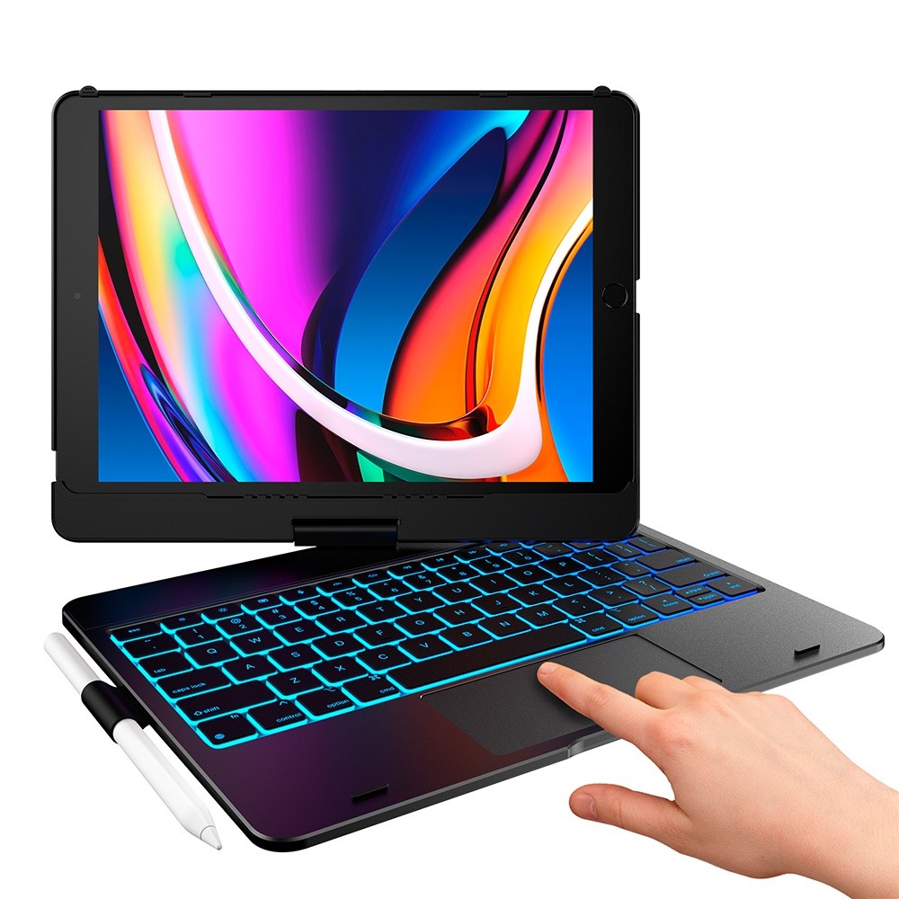 Capa Teclado TYPECASE para iPad 10.2 e 10.5 pol. Preta