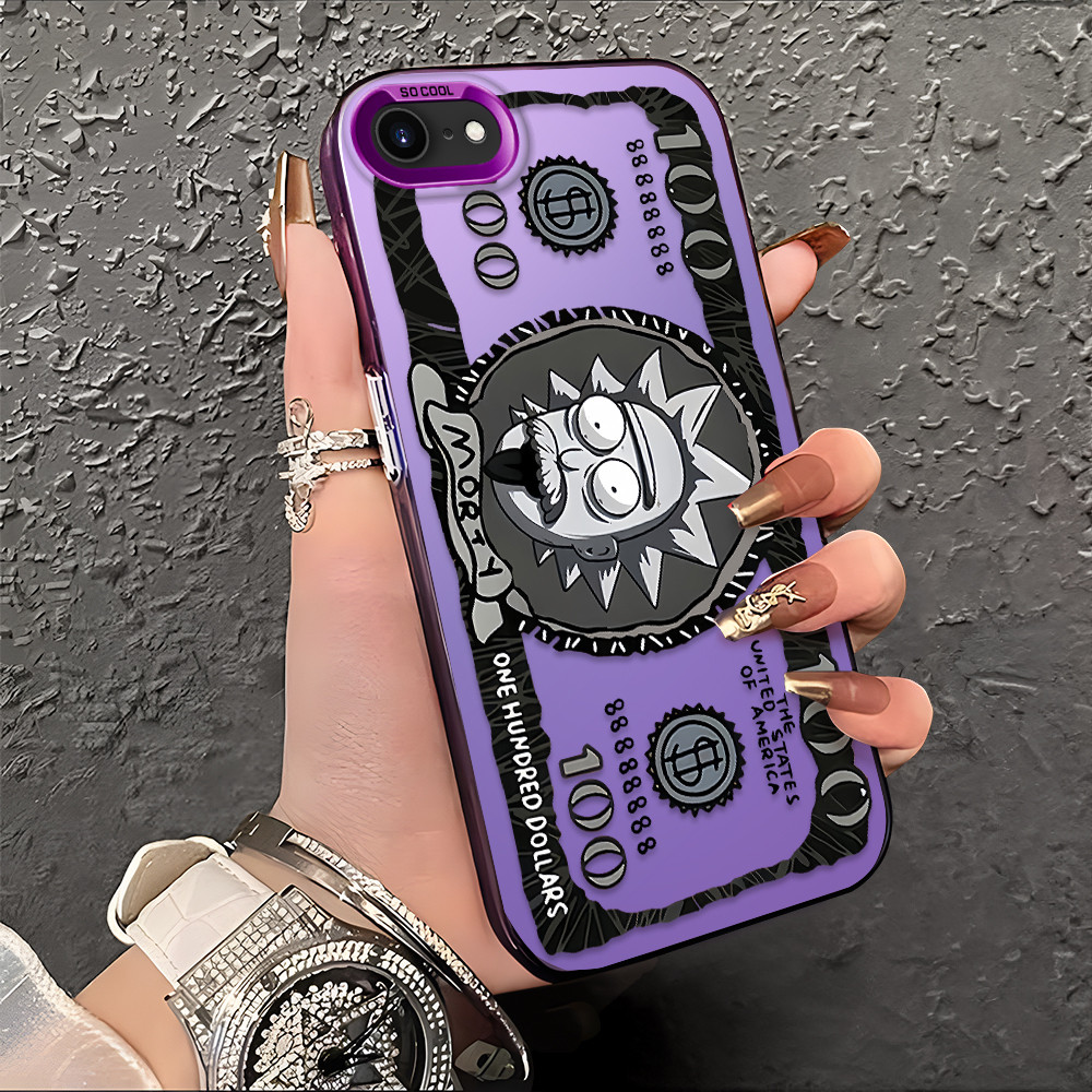 Capa Para iPhone 7 8 SE 2020 2022 Normal Capinha De Silicone Anti Choque Celular Estampada Criativa Case CY2832
