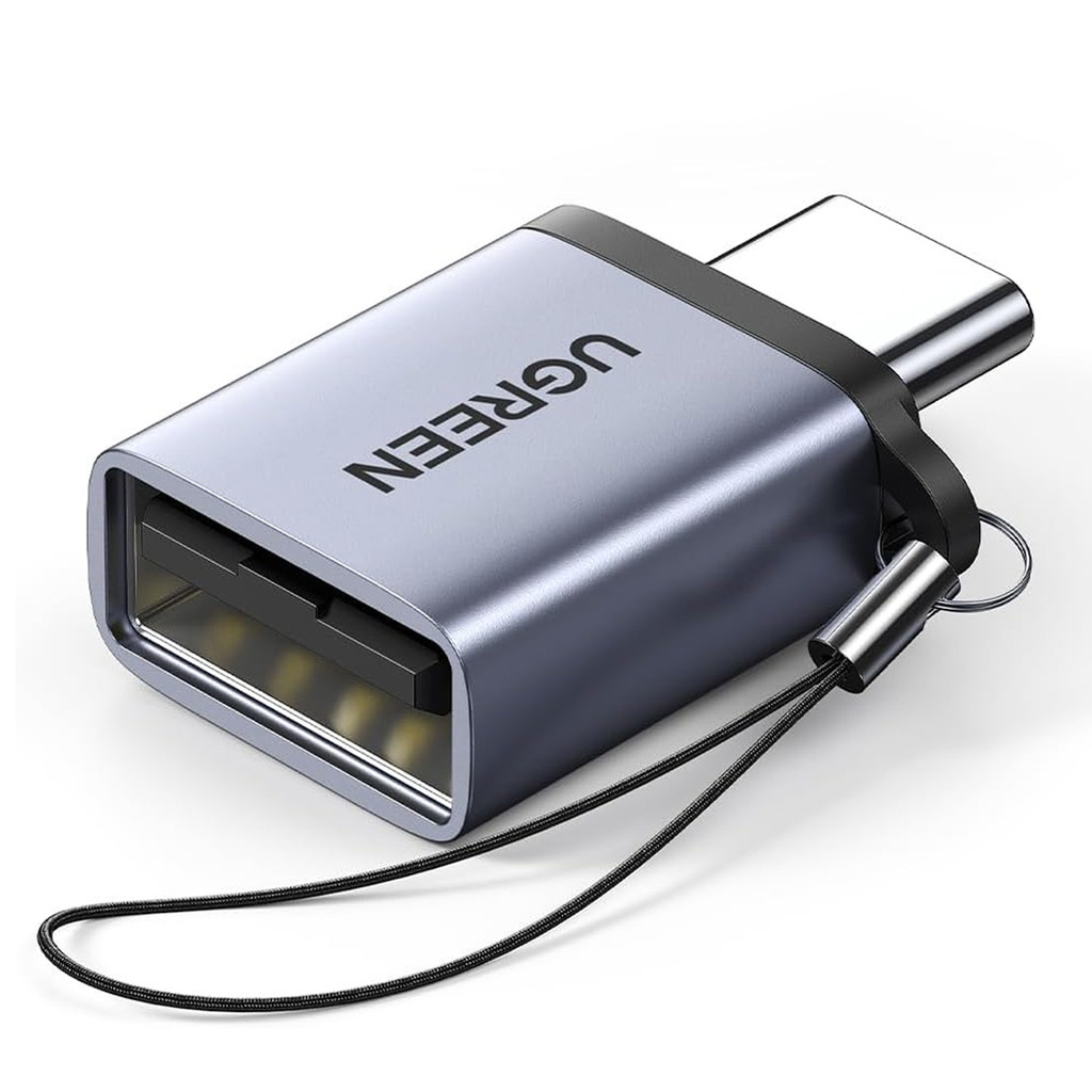 Adaptador Ugreen Usb Tipo C Macho para Usb 3.0 Fêmea Cinza