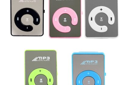 (Crafty) Mp3 Player / Reprodutor De Espelho Com Presilha / Cartão Tf / Portátil / Mini Player De Música