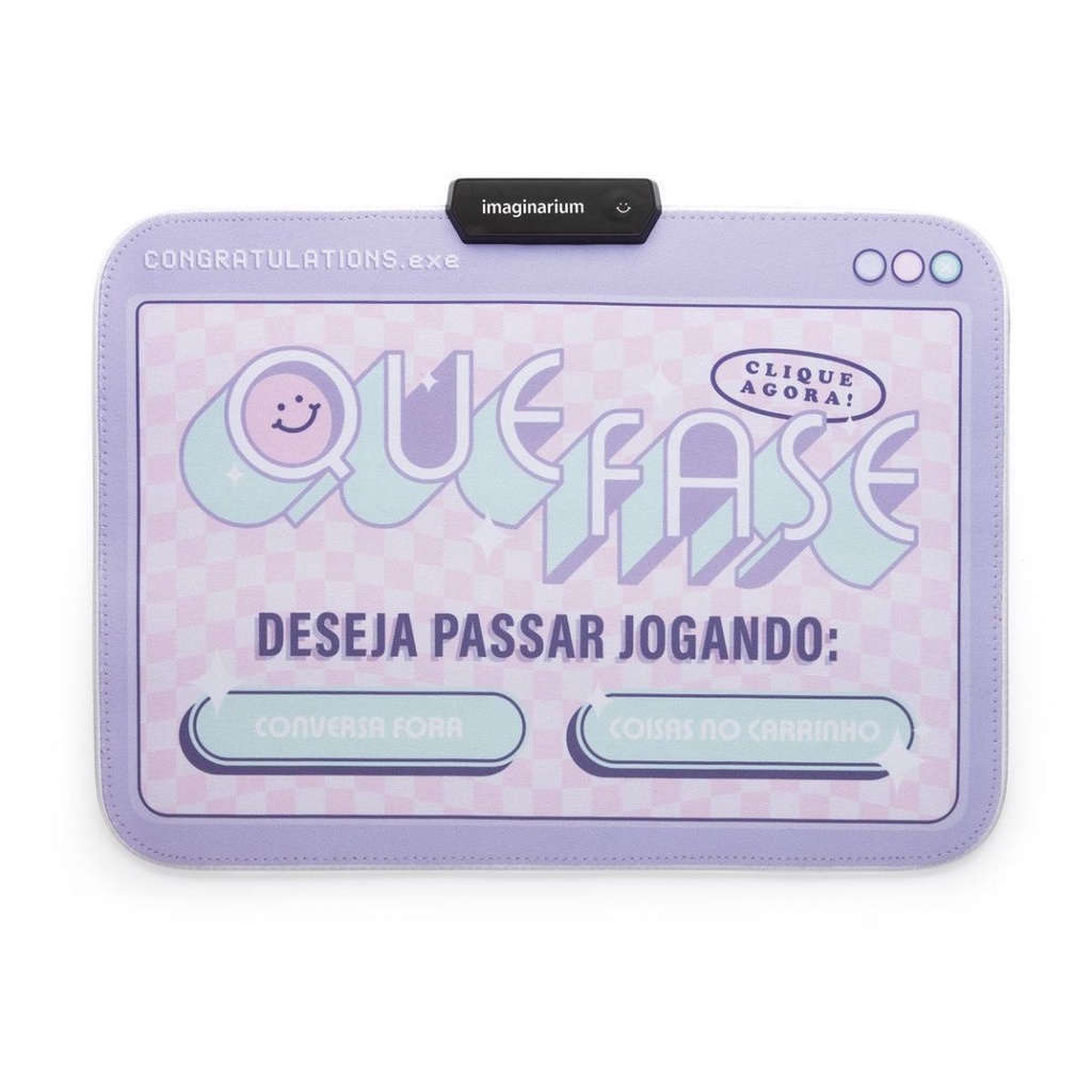 Mousepad com led que fase - Imaginarium