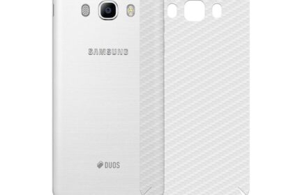 Película Traseira de Fibra de Carbono Transparente para Samsung Galaxy J5 Metal - Gshield