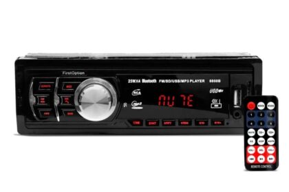 Som Automotivo First Option 8850b Com Usb, Bluetooth E Leitor De Cartão Sd