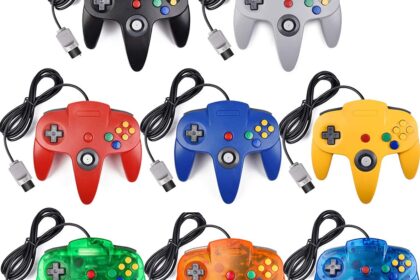Controlador De Jogo Com Fio Controlador De Joystick Retro Para N64 Clássico Console N64 Gamepad