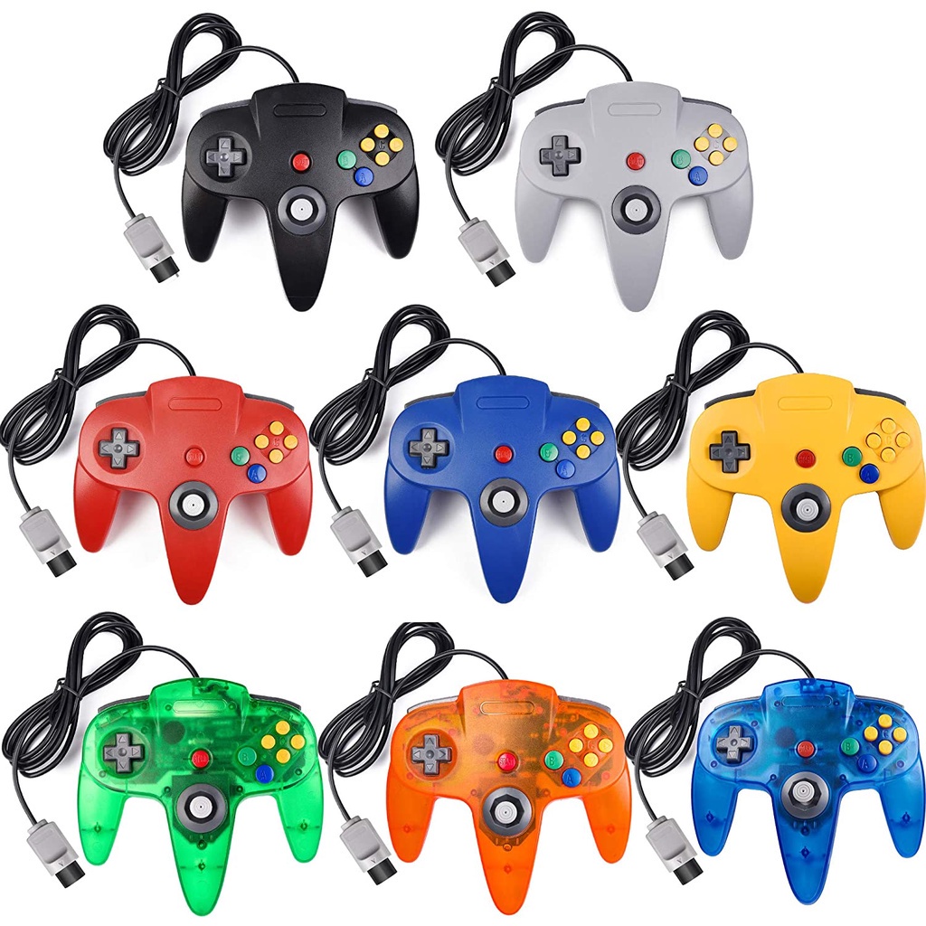 Controlador De Jogo Com Fio Controlador De Joystick Retro Para N64 Clássico Console N64 Gamepad