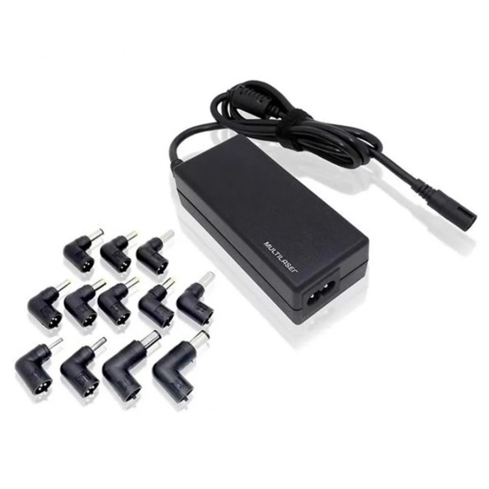 Carregador Notebook Compacto 65W 10 Conectores Multilaser
