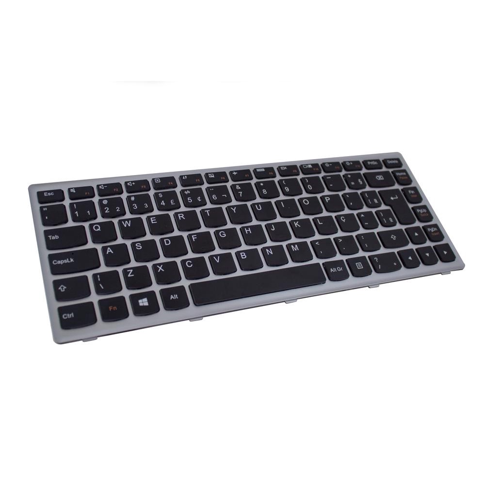 Teclado Notebook Lenovo G400s - Prata Br
