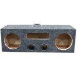 Caixa Vazia Ativa Para 2 De 6 Polegadas + Alça + Furo Radio