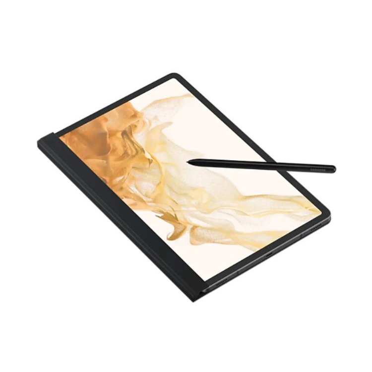 Capa para Galaxy Tab S7/S8 Original Samsung - Note View Anti-Microbiana Protetora - Preto