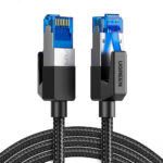 Cabo de Rede Rj45 Ugreen Cat8 F/FTP Macho 1.5Metro Preto