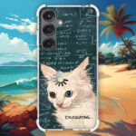 Capinha Capa (3406) GATO loading? para GALAXY, note, 20, 10, s24, s23, s22, s21, s20, s10, s10e