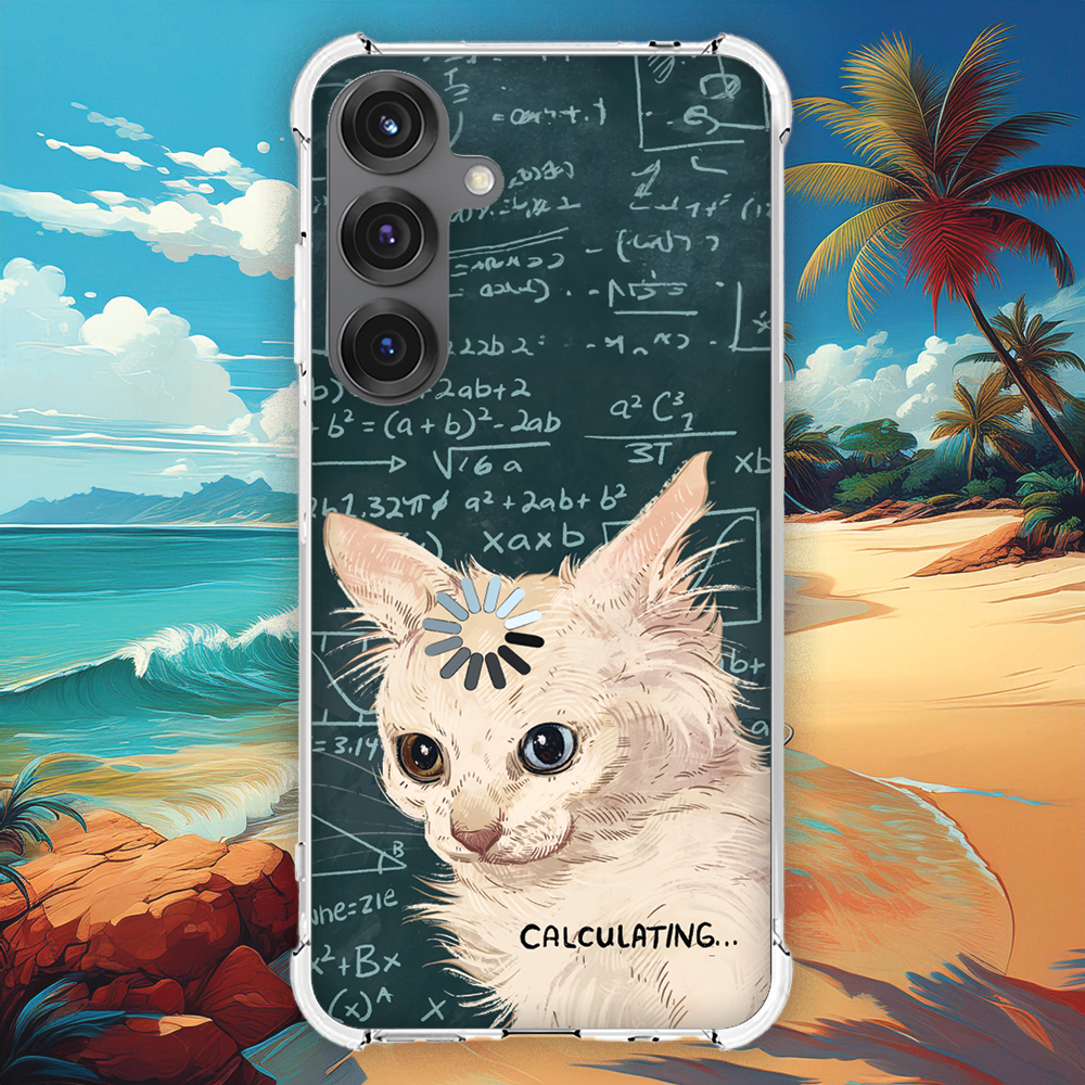 Capinha Capa (3406) GATO loading? para GALAXY, note, 20, 10, s24, s23, s22, s21, s20, s10, s10e