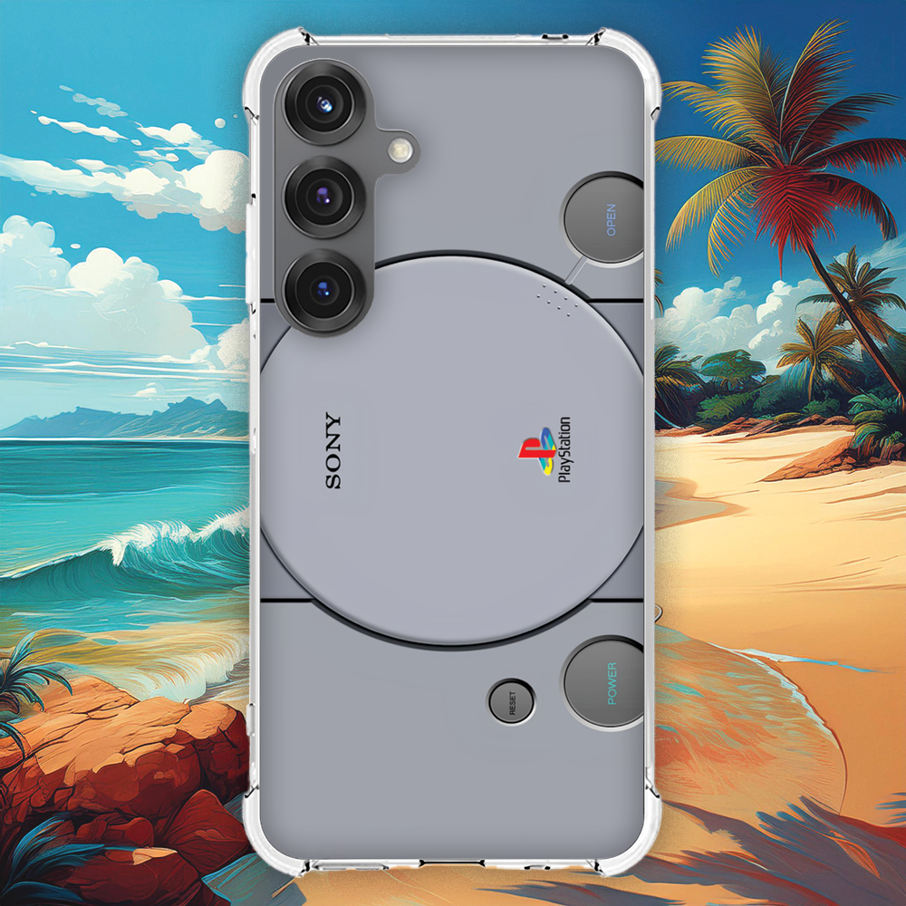 Capinha Capa (3413) PLAY 1 video-game-station para GALAXY, a36, a30s, a35, a34, a33, a32, a31, a30, a25, a24, a23, a22