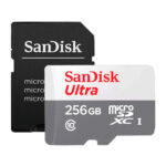 Cartão Memória MicroSd Sandisk 256gb Micro Sd Ultra 100Mbs