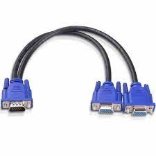 Cabo Adaptador Vga Macho x 2 Vga Fêmea 15 pinos ( LE-5514 )