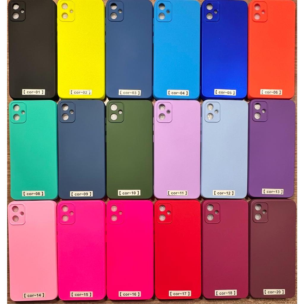 Capa Capinha Anti impacto Para Celular Samsung Galaxy A05 - Com Interior Aveludado de Silicone / 014SM - CP 014