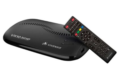 Receptor Digital TV, Full HD Smart via Satélite Bivolt Vivensis VX10