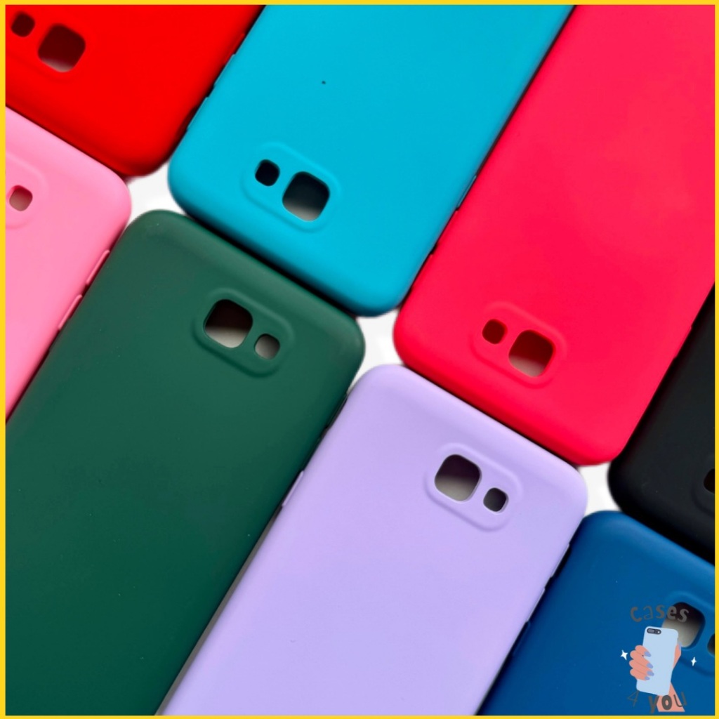 Capa Case Capinha Samsung Galaxy J7 Prime J7 Pro J8 Silicone Aveludada Protetora