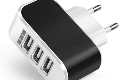 H'maston CB03 3USB 3.1A carregador portátil Original 3 Entradas Fonte USB Rápido LED