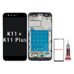 Frontal Tela Lcd Touch Display LG K11Plus K11+ X410 X410BCW Com Aro A Pronta Entrega