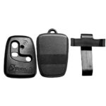 Carcaça Carenagem Controle De Portão Eletrônico Peccinin Nice TX 3C Original - Preto