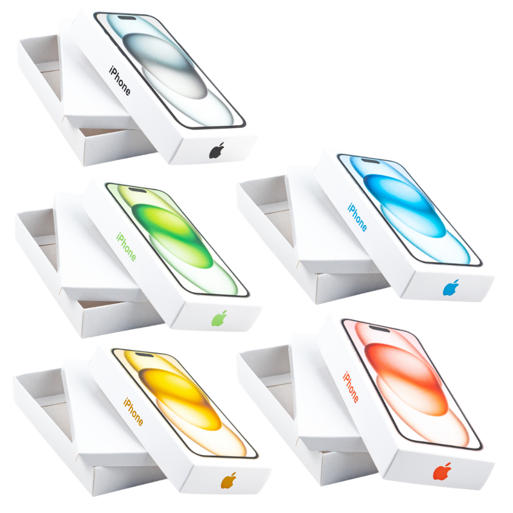 Kit 16 unidades Caixas Embalagens Similar Vazia para Celulares Modelo iPhone, com Berço Interna, Smatphone