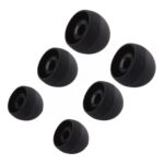 Kit 12 Peças Borracha Borrachinha Fone De Ouvido Macia Flexível Silicone