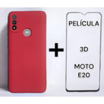 Kit CAPA CAPINHA CASE MOTOROLA MOTO E20 + Pelicula 3D