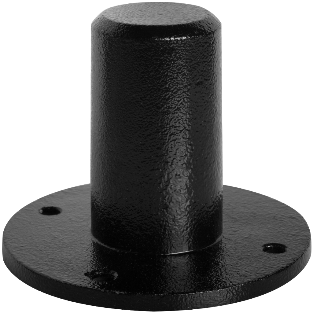 2 Suportes Alumínio Copo Chapeu Base P/caixa De Som Padrão