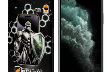 Película Ultra Glass Gshield p/ iPhone 11 Pro – Vidro Duplo Temperado e Bordas Reforçadas