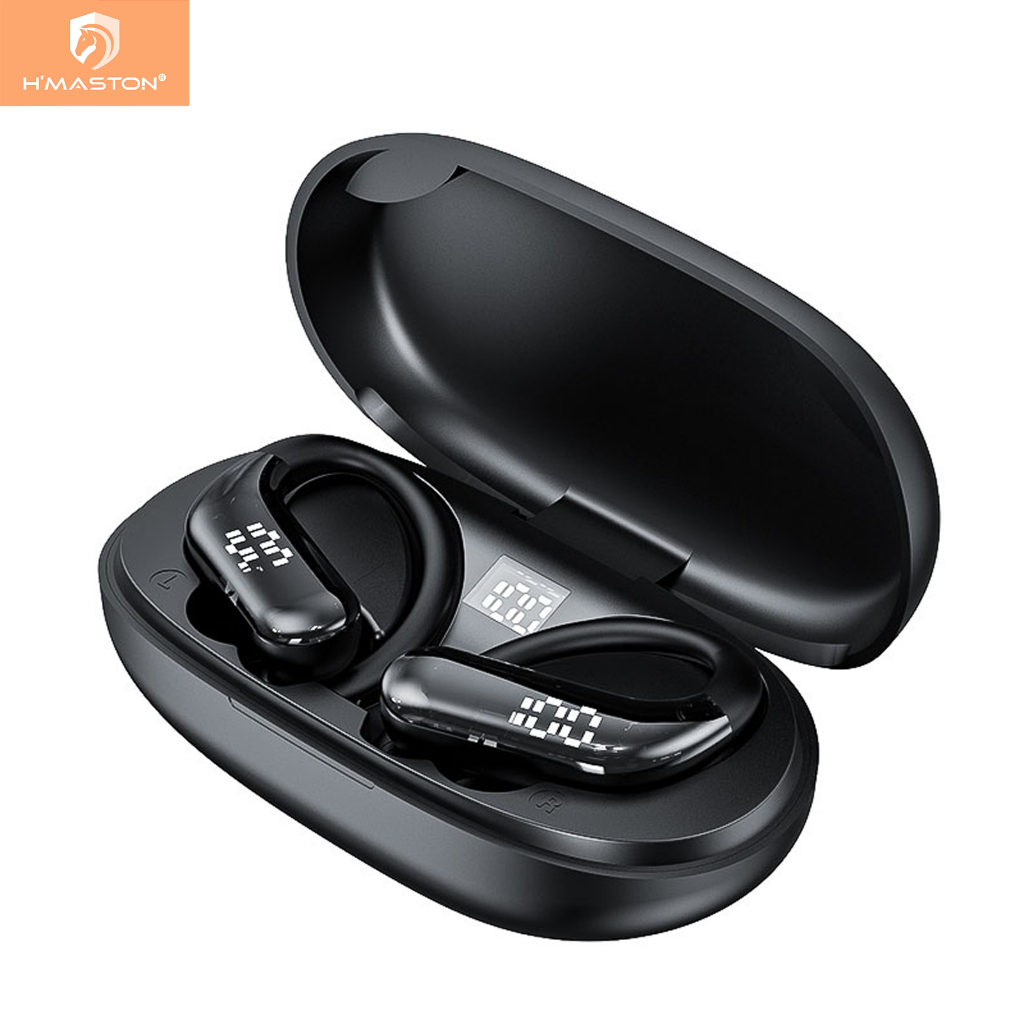 H'maston Rs-57 De Ouvido Bluetooth 5.3 Tws Com Luz Led E Estéreo
