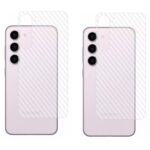 2x Películas Fibra de Carbono Traseira para o celular Samsung Galaxy A55