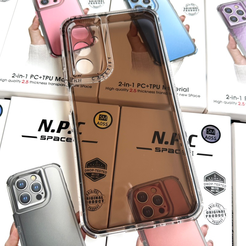 Capa Space 2 em 1 Silicone com acrílico Anti Impacto Para Samsung Galaxy A14 / A31 / A32-4g /A34 / A54 novo geração