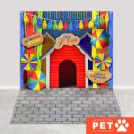 Painel Fundo Fotográfico Carnaval Pet 3D Em Tecido Sublimado 120x170m - PET-146
