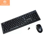 H'maston JP103 Kit Teclado E Mouse Sem Fio Wireless 2.4ghz 1600dpi Óptico