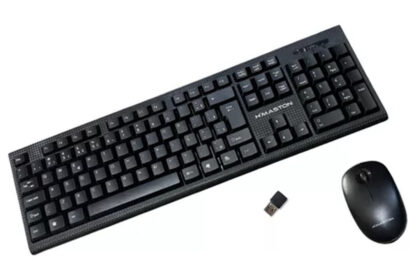 H'maston JP103 Kit Teclado E Mouse Sem Fio Wireless 2.4ghz 1600dpi Óptico
