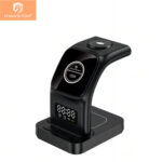 H'maston YD-31 Carregador Wireless Carregador Sem Fio 5 Em 1 por indução Carregador Sem Fio 15W