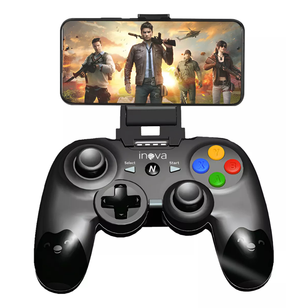 Controle de Jogos Sem Fio Bluetooth para Celular Video Game e PC