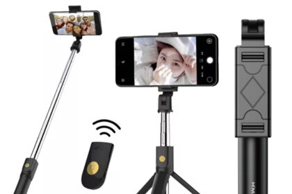 H'maston ZP-20 Pau De Selfie Retrátil Bluetooth Celular Bastão De Selfie E Tripe Controle Bluetooth