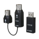 M-VAVE Mini sistema de transmissão sem fio Sistema MIDI Adaptador sem fio MIDI Suporte Plug and Play para dispositivos