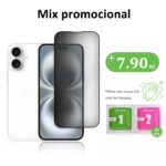 Daniels Privacy Tempered Glass iPhone 12 13 14 15 16 16plus 16Pro Max Película protetora