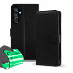 Capa Capinha Carteira Flip + Película Para Galaxy A14 A14 5G