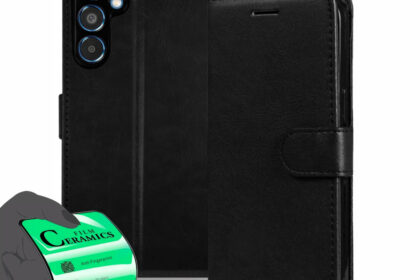 Capa Capinha Carteira Flip + Película Para Galaxy A14 A14 5G