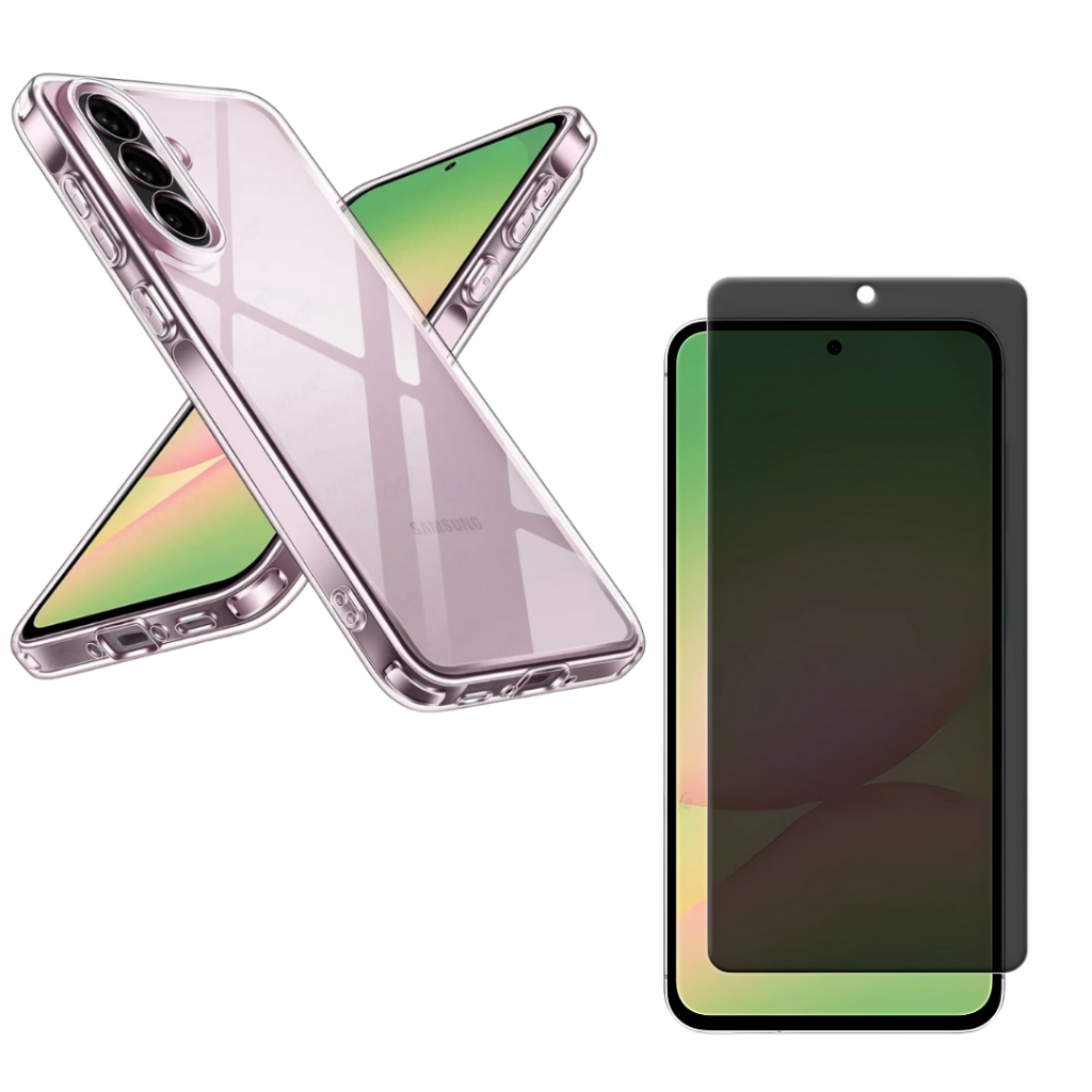 Capa Capinha Anti Impacto + Película 3D 9D Compatível Com Samsung Galaxy A56 A36 A26 A16