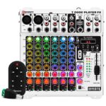 Mesa Taramps T0602 Player Multicolor Led RGB Bluetooth MP3 Mixer c/ Controle Remoto 6 canais